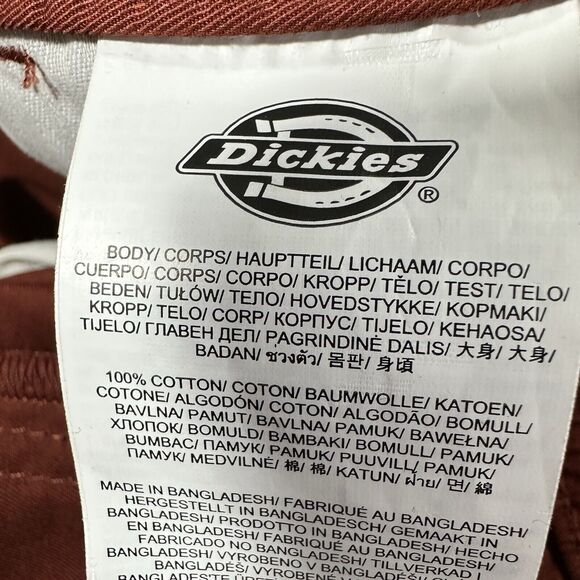 Dickies Skateboarding Summit Pants Men’s XL Fired Brick Relaxed Fit NWT - Picture 10 of 14